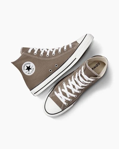 Converse Chuck Taylor All Star Women Canvas Shoes Grey Brown USA | C-72480959