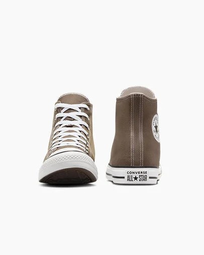 Converse Chuck Taylor All Star Women Canvas Shoes Grey Brown USA | C-72480959