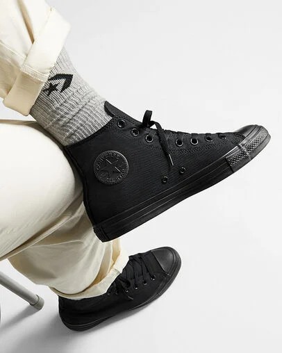 Converse Chuck Taylor All Star Women Canvas Shoes Black USA | C-14690389