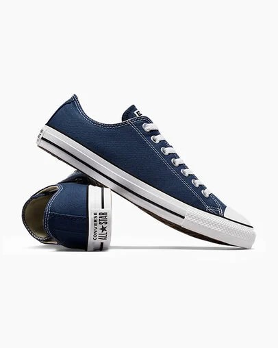 Converse Chuck Taylor All Star Women Canvas Shoes Navy USA | C-95736419