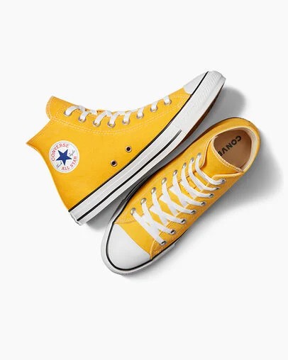 Converse Chuck Taylor All Star Women Canvas Shoes Lemon USA | C-98562739
