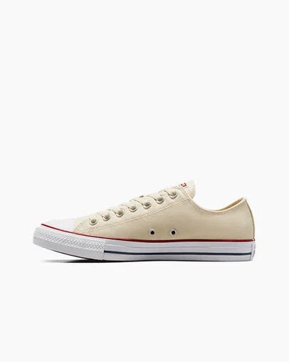 Converse Chuck Taylor All Star Women Canvas Shoes Beige White USA | C-59203789