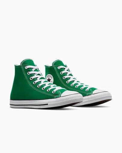 Converse Chuck Taylor All Star Women Canvas Shoes Green / White USA | C-57140329