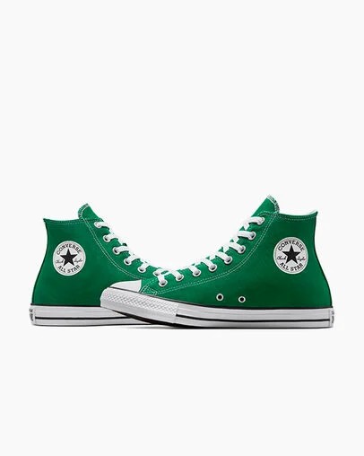 Converse Chuck Taylor All Star Women Canvas Shoes Green / White USA | C-57140329