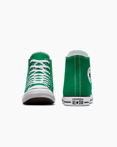 Converse Chuck Taylor All Star Women Canvas Shoes Green / White USA | C-57140329