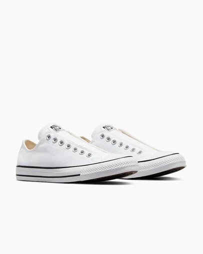 Converse Chuck Taylor All Star Women Slip On Shoes White / Black USA | C-59613249
