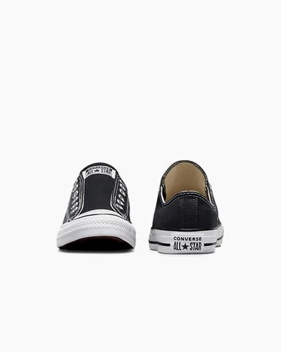 Converse Chuck Taylor All Star Women Slip On Shoes Black / White USA | C-38941269