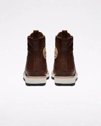 Converse Chuck Taylor Crafted Men Boots Chocolate / Black USA | C-52198639
