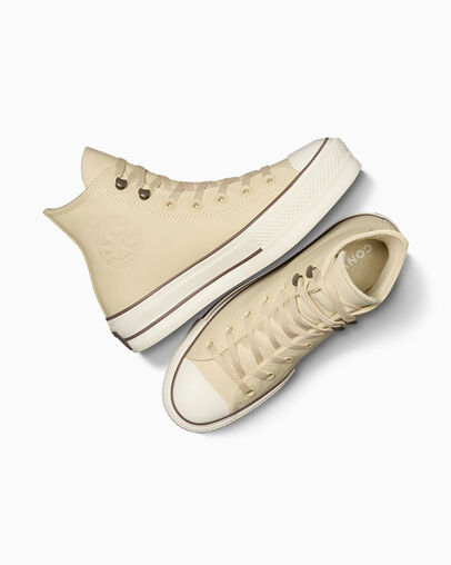 Converse Chuck Tayor All Star Lift Women Platform Shoes Beige USA | C-53482679