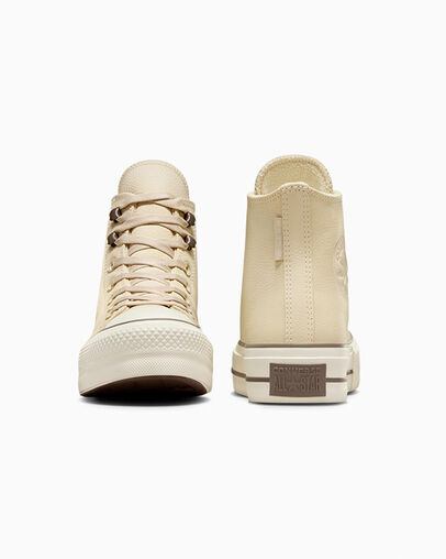 Converse Chuck Tayor All Star Lift Women Platform Shoes Beige USA | C-53482679