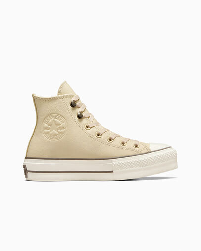 Converse Chuck Tayor All Star Lift Women Platform Shoes Beige USA | C-53482679