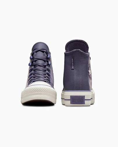 Converse Chuck Tayor All Star Lift Women Platform Shoes Grey Purple / Lavender Grey USA | C-32571409