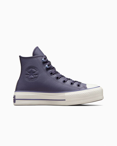 Converse Chuck Tayor All Star Lift Women Platform Shoes Grey Purple / Lavender Grey USA | C-32571409