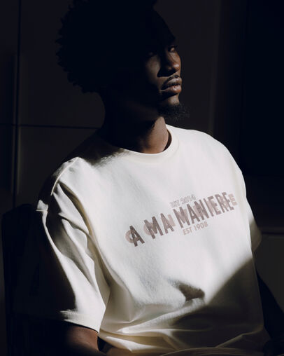 Converse Converse x A Ma Manière Gold Standard Men T Shirts White USA | C-65381279