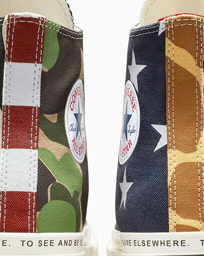 Converse Converse x Brain Dead Chuck 70 Men Sneakers White / Black / Multicolor USA | C-73029189