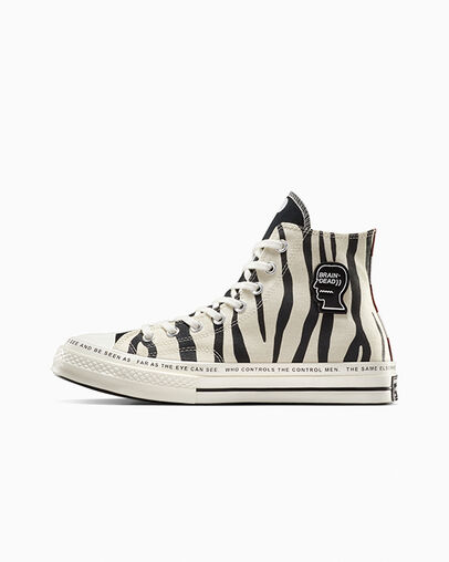Converse Converse x Brain Dead Chuck 70 Men Sneakers White / Black / Multicolor USA | C-73029189