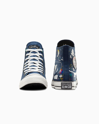 Converse Converse x Coraline Chuck Taylor All Star Women Sneakers Black USA | C-32457699