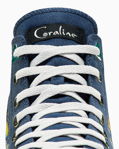 Converse Converse x Coraline Chuck Taylor All Star Women Sneakers Black USA | C-32457699