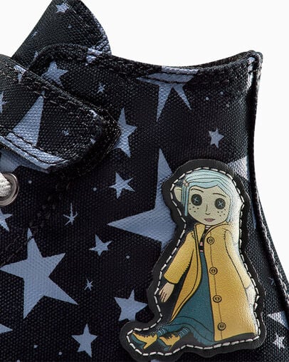 Converse Converse x Coraline Chuck Taylor All Star Easy On Kids' Sneakers Black / Pink USA | C-24635979