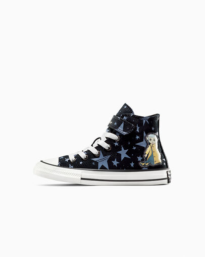 Converse Converse x Coraline Chuck Taylor All Star Easy On Kids' Sneakers Black / Pink USA | C-24635979