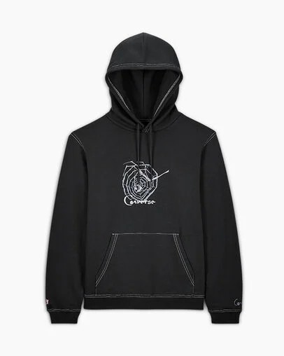 Converse Converse x Coraline Women Hoodie Black USA | C-47251609