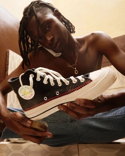 Converse Converse x Daily Paper Chuck 70 Men Sneakers Black / Multicolor USA | C-62048519