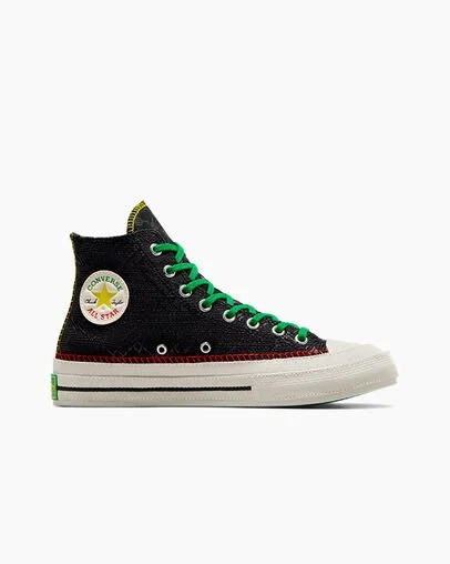 Converse Converse x Daily Paper Chuck 70 Women Sneakers Black / Multicolor USA | C-79215489