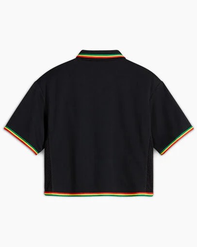 Converse Converse x Daily Paper Cropped Women Shirts Black USA | C-31064729