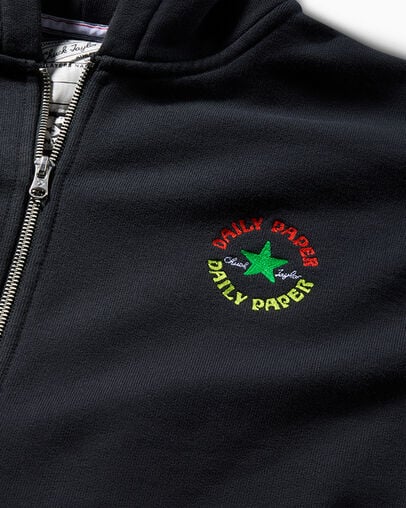 Converse Converse x Daily Paper Full Zip Women Hoodie Black USA | C-13250489