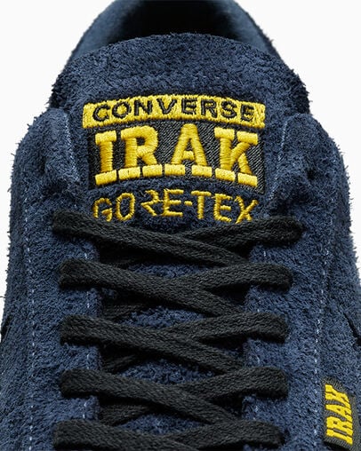 Converse Converse x IRAK NYC One Star Pro Women Skate Shoes Navy / Black / Yellow USA | C-60534919