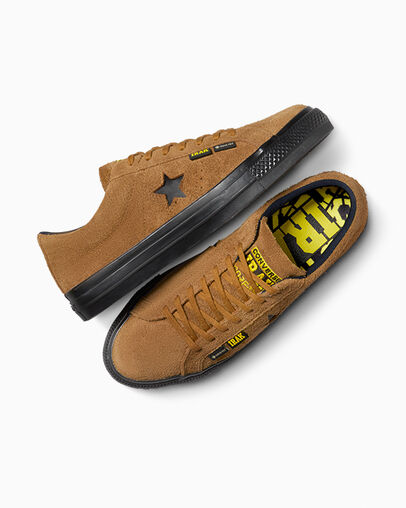 Converse Converse x IRAK NYC One Star Pro Women Tennis Shoes Brown / Black USA | C-19670539