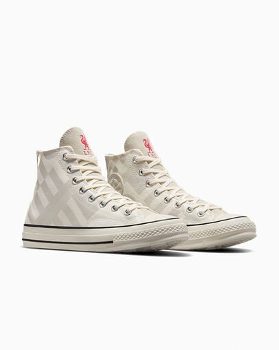 Converse Converse x Liverpool FC Chuck 70 Women Sneakers White / Silver Green USA | C-25673189