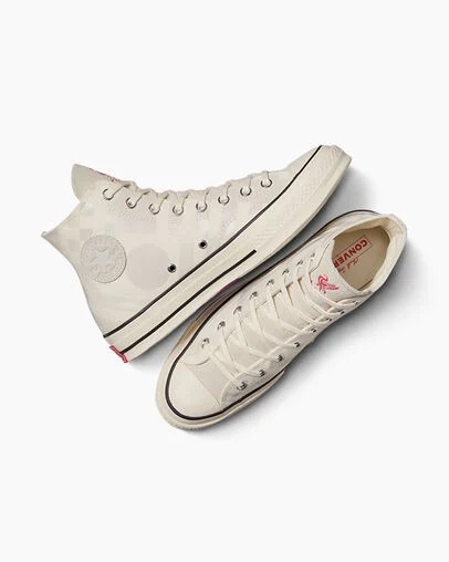 Converse Converse x Liverpool FC Chuck 70 Women Sneakers White / Silver Green USA | C-25673189