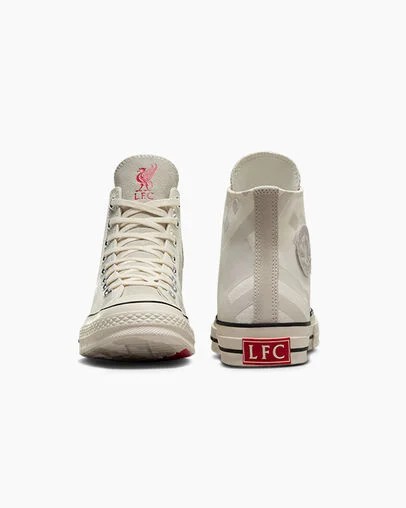 Converse Converse x Liverpool FC Chuck 70 Women Sneakers White / Silver Green USA | C-25673189