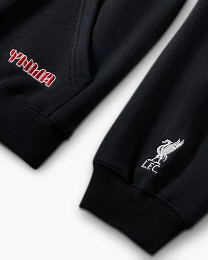 Converse Converse x Liverpool FC Full-Zip Women Hoodie Black USA | C-48152799