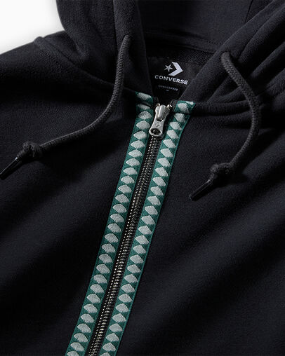 Converse Converse x Liverpool FC Full-Zip Women Hoodie Black USA | C-48152799