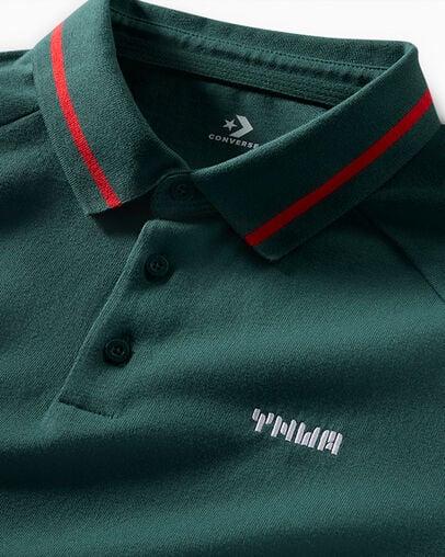 Converse Converse x Liverpool FC Marquis Polo Men Polo Shirts Green USA | C-83791659