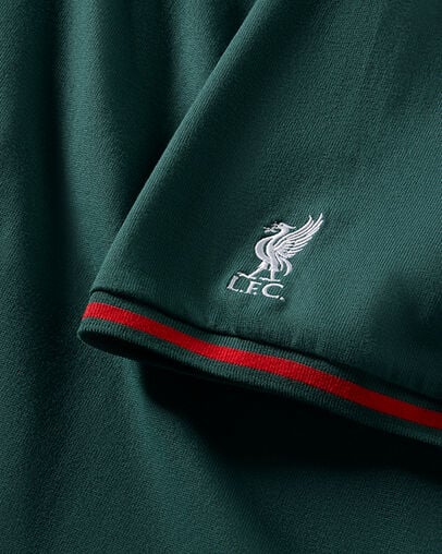 Converse Converse x Liverpool FC Marquis Polo Men Polo Shirts Green USA | C-83791659