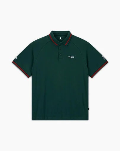 Converse Converse x Liverpool FC Marquis Polo Men Polo Shirts Green USA | C-83791659