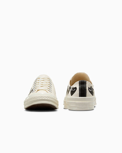 Converse Converse x PLAY Comme des Garçons Chuck 70 Multi Heart Men Sneakers White / Black USA | C-64273059