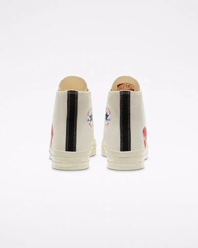 Converse Converse x PLAY Comme des Garçons Chuck 70 Men Sneakers White / Red USA | C-70456199