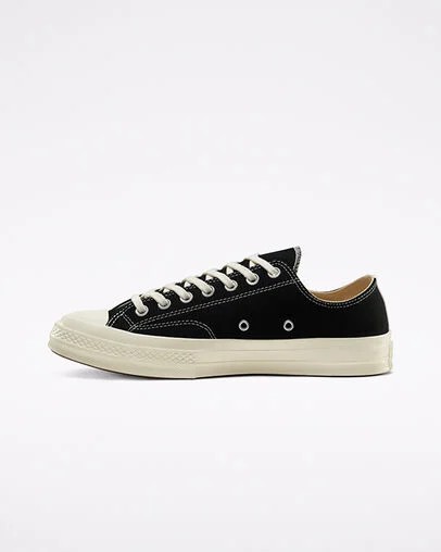 Converse Converse x PLAY Comme des Garçons Chuck 70 Men Sneakers Black / White / Red USA | C-87062419