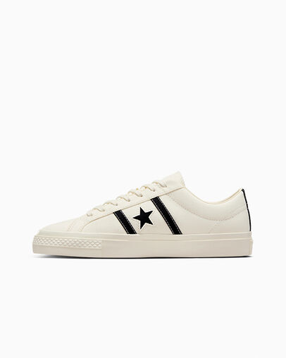 Converse Converse x PLAY Comme des Garçons One Star Academy Pro Women Skate Shoes White / Black / Red USA | C-31974259