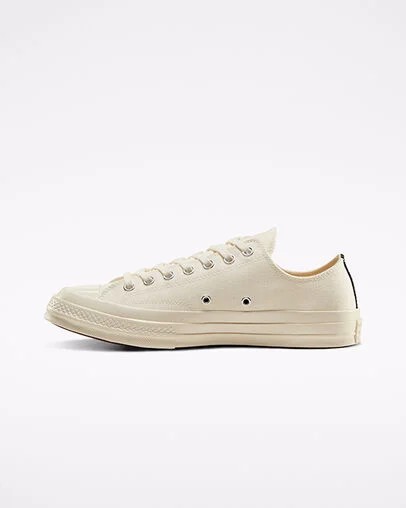 Converse Converse x PLAY Comme des Garçons Chuck 70 Women Sneakers White / Red USA | C-80962419