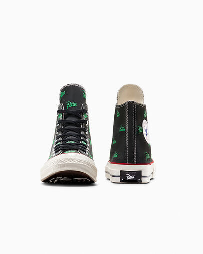 Converse Converse x Patta Chuck 70 Men Sneakers Black / Green USA | C-19342789