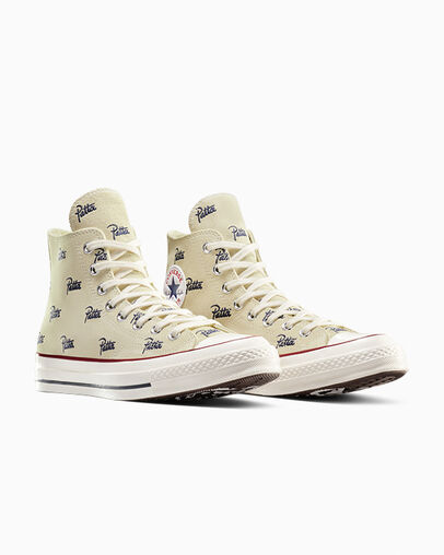 Converse Converse x Patta Chuck 70 Women Sneakers Beige White / Blue USA | C-84297319