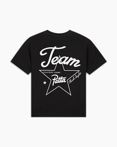 Converse Converse x Patta Gold Standard Women T Shirts Black USA | C-81579209