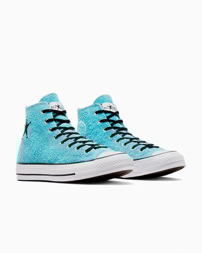 Converse Converse x Stüssy Chuck 70 Women Sneakers Blue USA | C-94315809