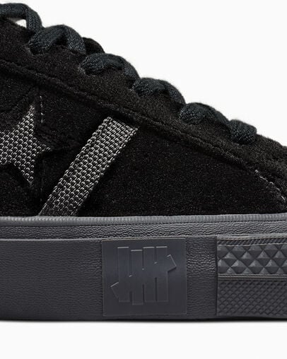Converse Converse x UNDEFEATED One Star Academy Pro Women Skate Shoes Black USA | C-80497539