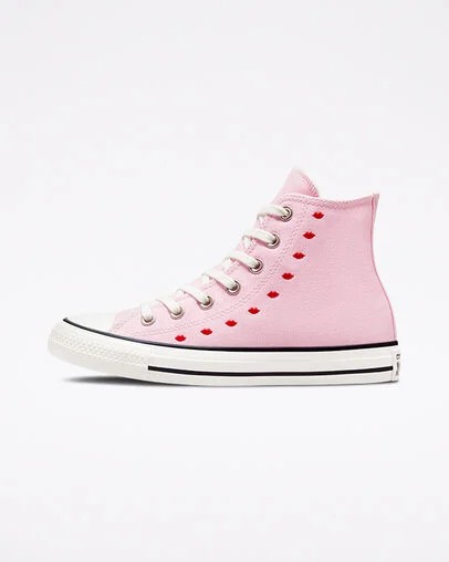 Converse Crafted With Love Chuck Taylor All Star Women Sneakers Pink / White USA | C-26173989